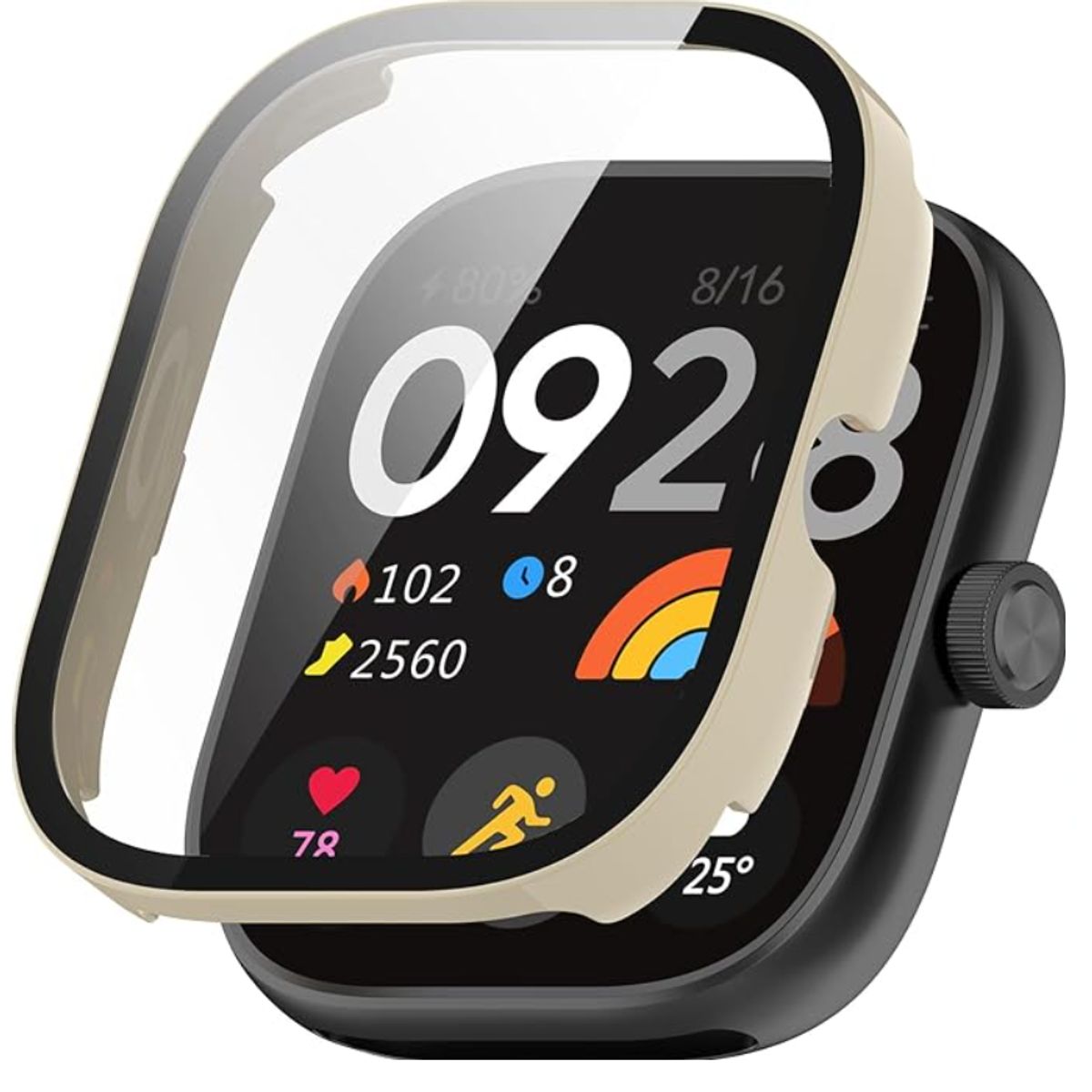 GENERICO - Bumper Para Xiaomi Watch 4 - Beigi