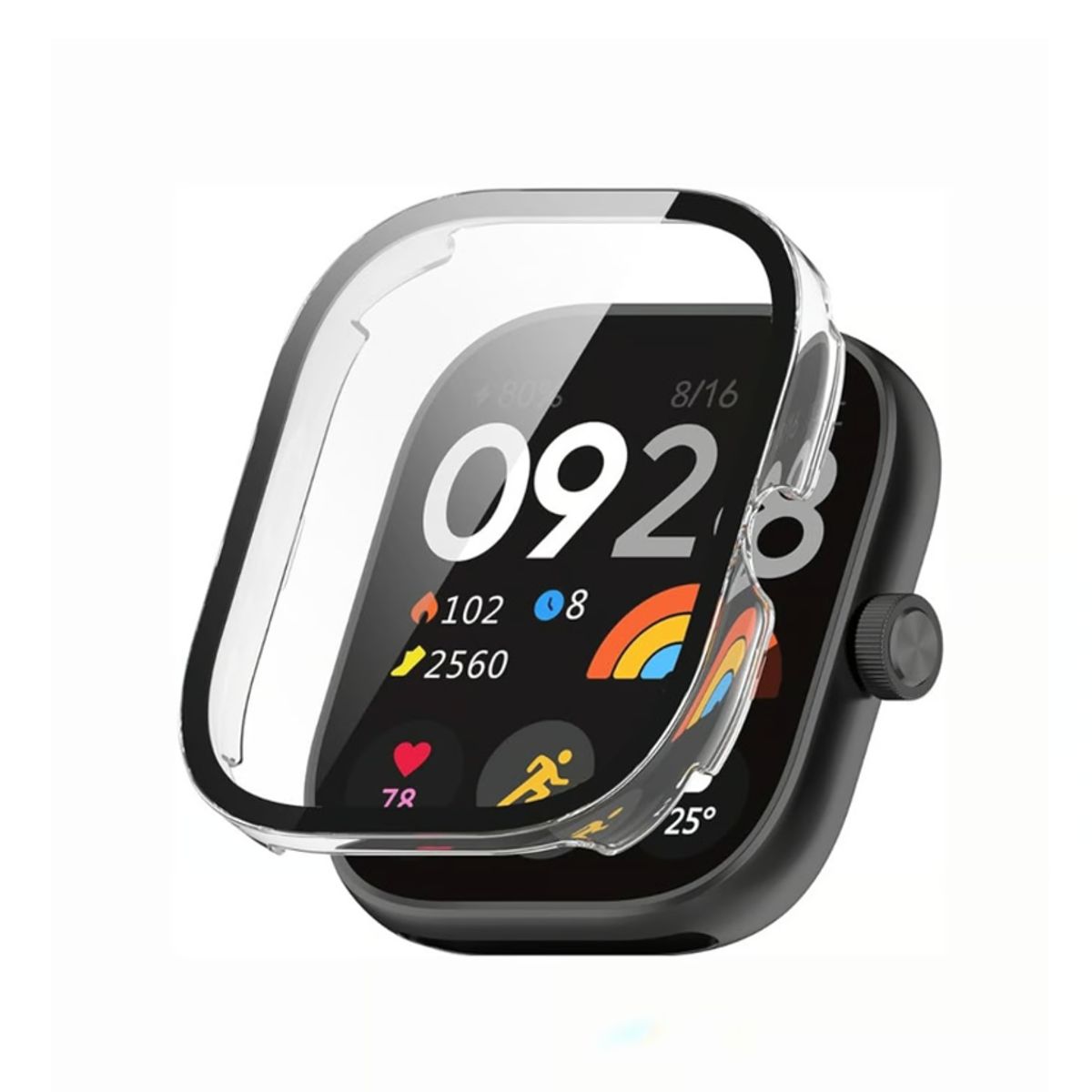 GENERICO - Bumper Para Xiaomi Watch 4 - Transparente
