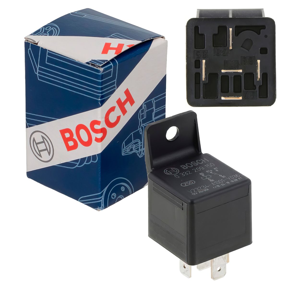 BOSCH - Relay 5 Pines 12v 30 Amperios Bosch