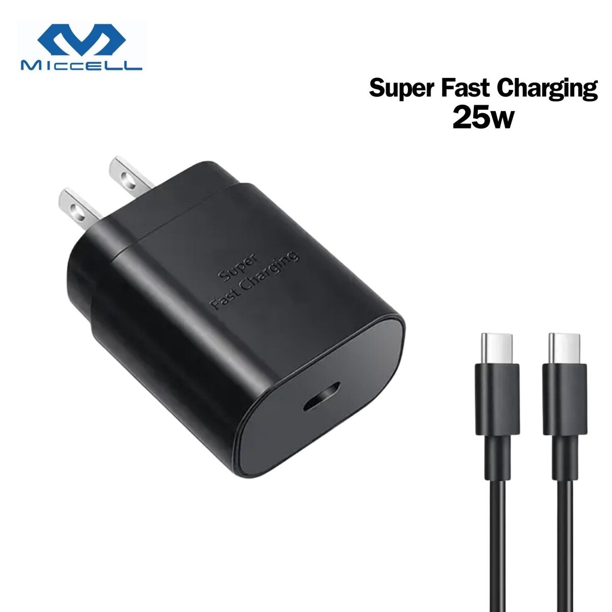 GENERICO - Cargador de pared Super Carga rápida PD Tipo-C 25W VQ-PD003