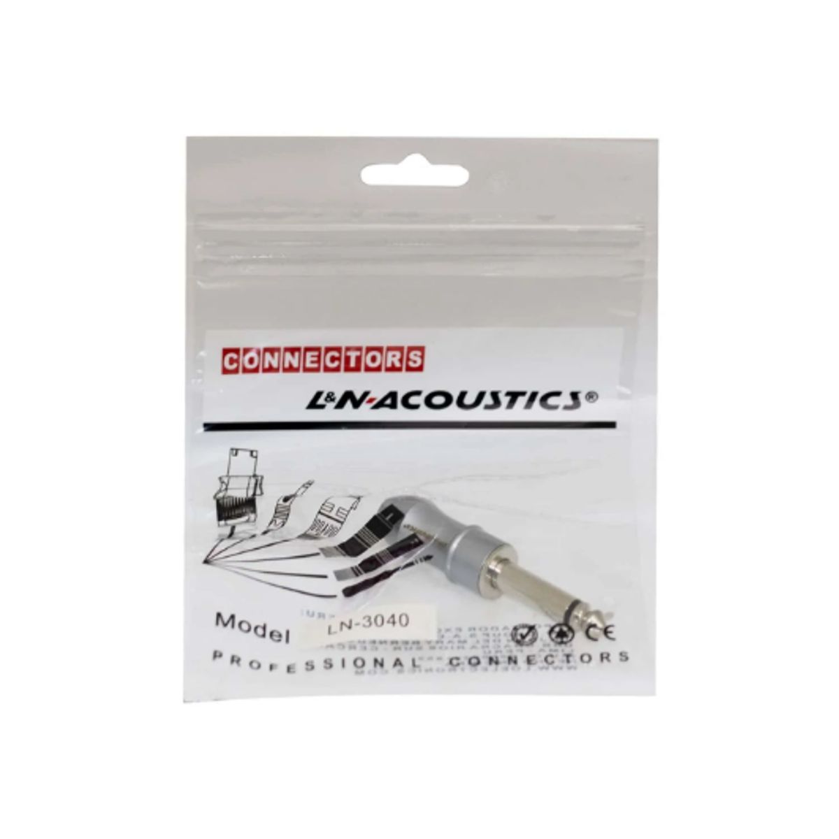 GENERICO - Plug Mono Aéreo 635mm LN-3040 L&N-ACOUSTICS