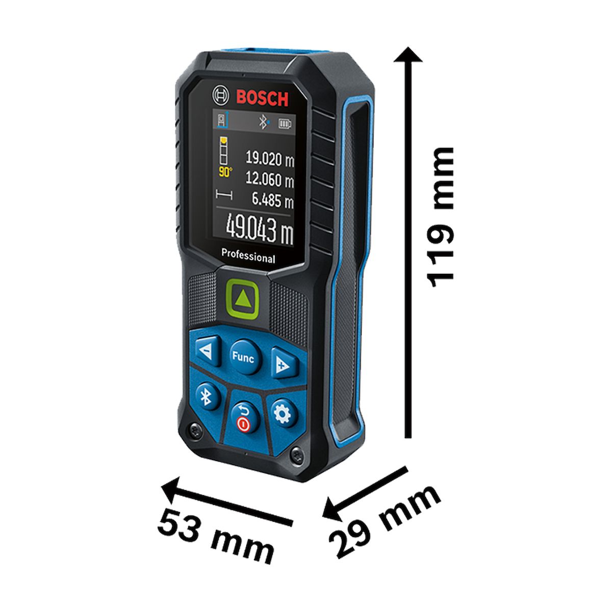 BOSCH - Medidor de Distancia Telémetro Bosch GLM 50-27 CG Bluetooth