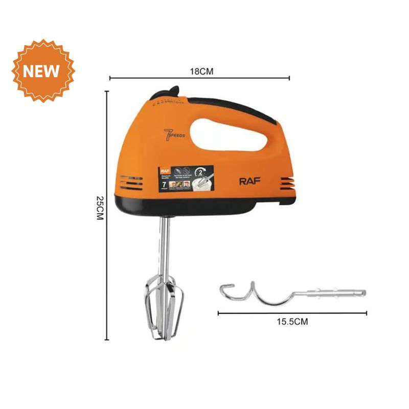 GENERICO - Batidora eléctrica manual  naranja RAF