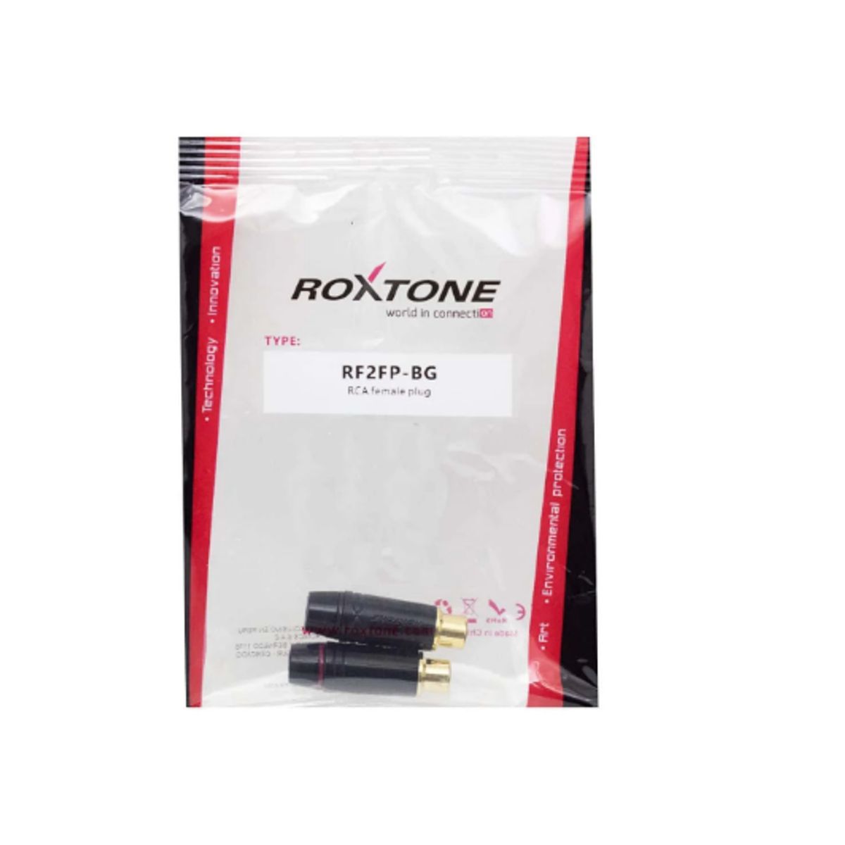 ROXTONE - Plug RCA Aéreo Par RF2FP-BG ROXTONE