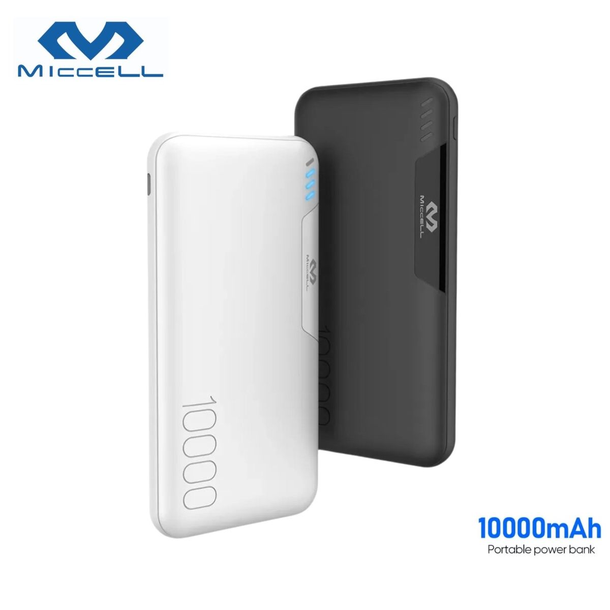 GENERICO - PowerBank Carga rápida PD + 3USB 10000mAh Blanco VQ-P136