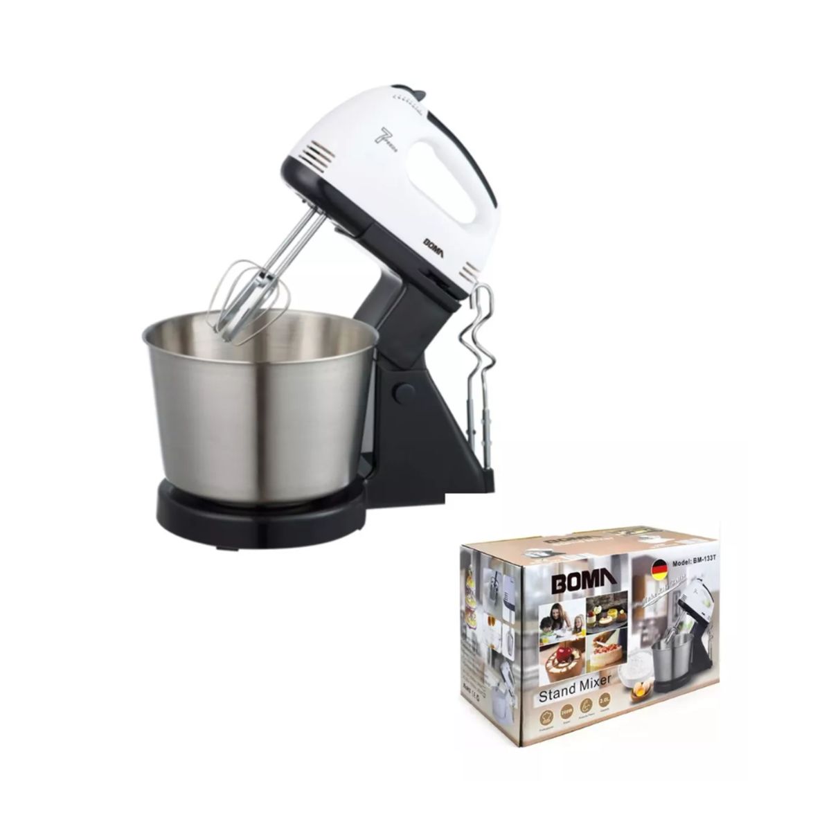 GENERICO - Batidora eléctrica con recipiente