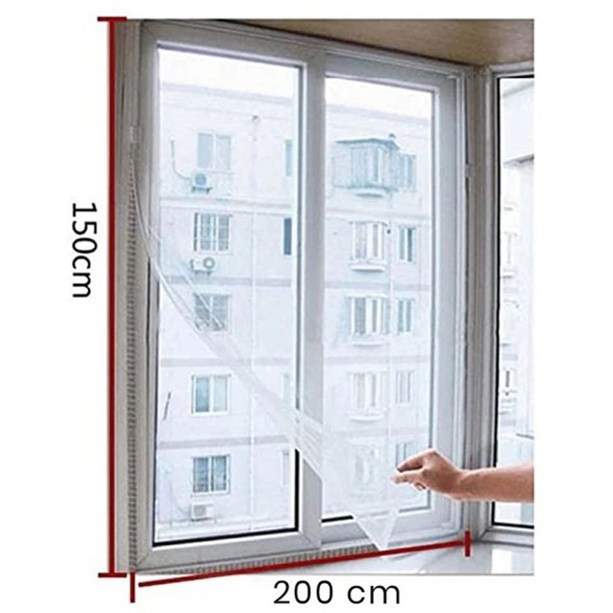 GENERICO - Tul Mosquitero para Ventana 150x200cm