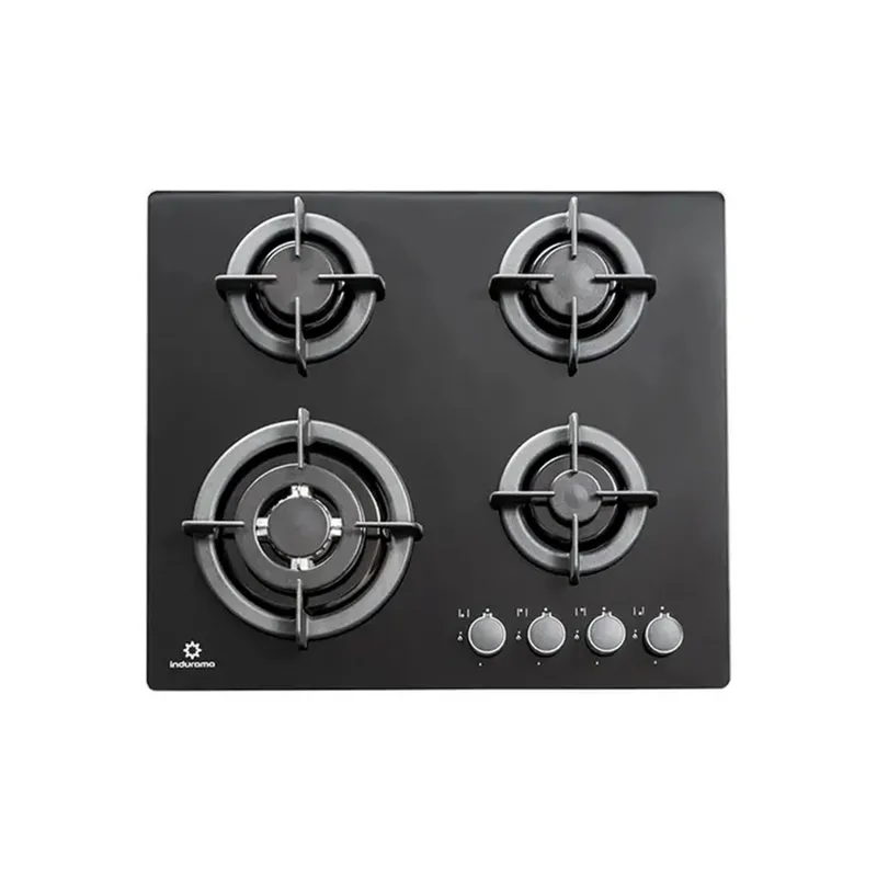 INDURAMA - Cocina GLP Empotrable Indurama EGI-604VDNEG 4 Hornillas