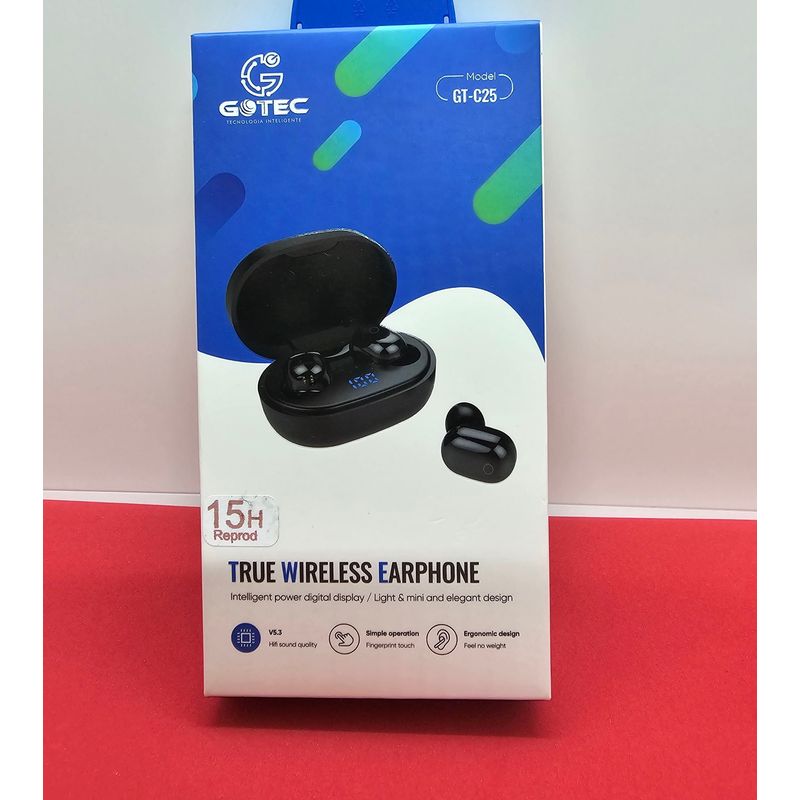 GENERICO - AUDIFONOS GOTEC INALAMBRICOS BT V53 NEGRO