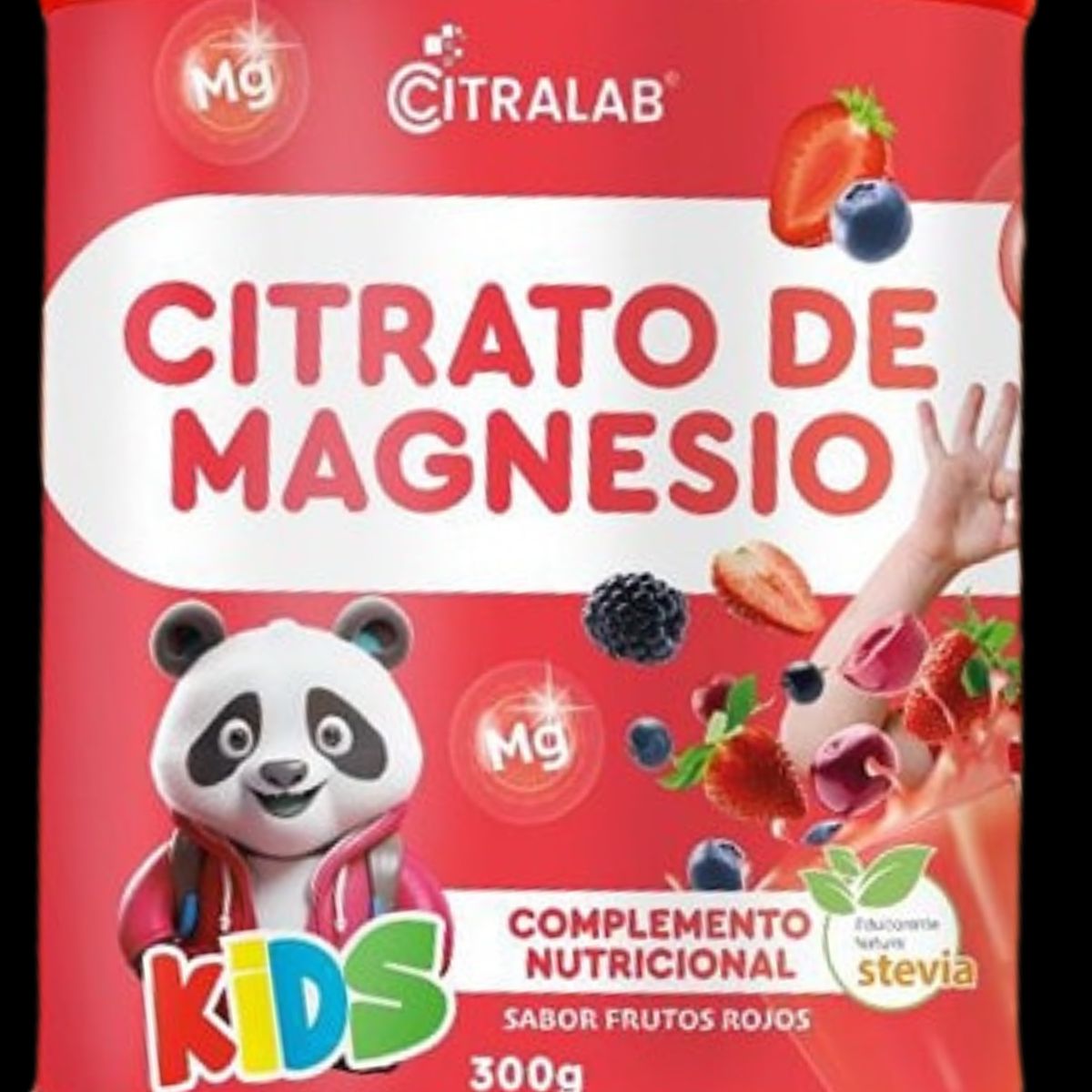 GENERICO - Citrato de  Magnesio Kids Sabor Frutos Rojos - 300 gramos