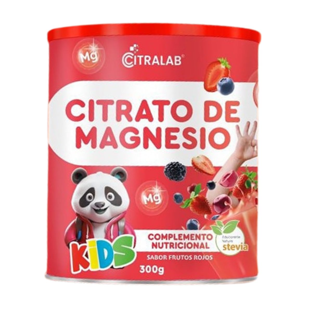 GENERICO - Citrato de  Magnesio Kids Sabor Frutos Rojos - 300 gramos