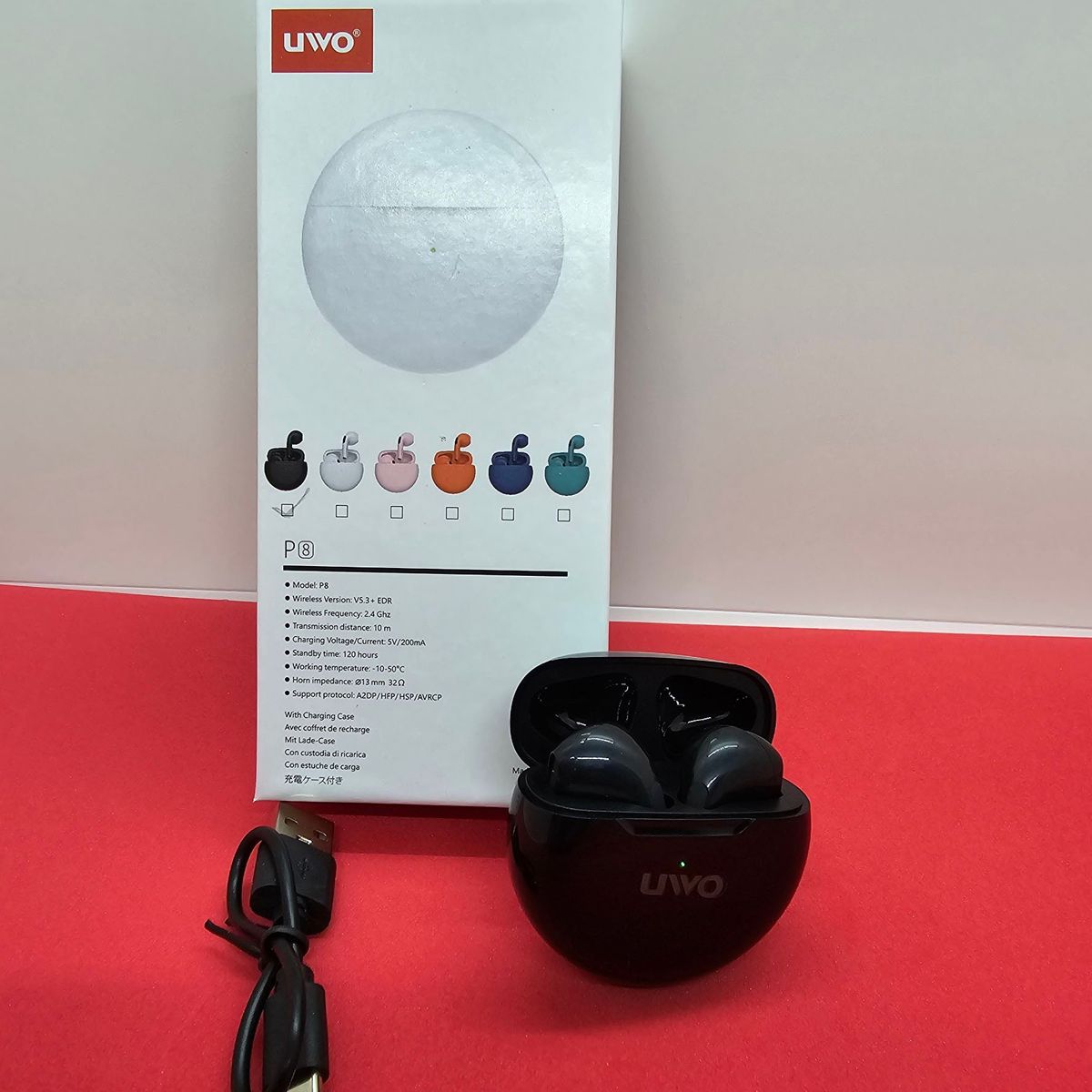 GENERICO - AUDIFONOS UWO INALAMBRICOS BT V53 NEGRO