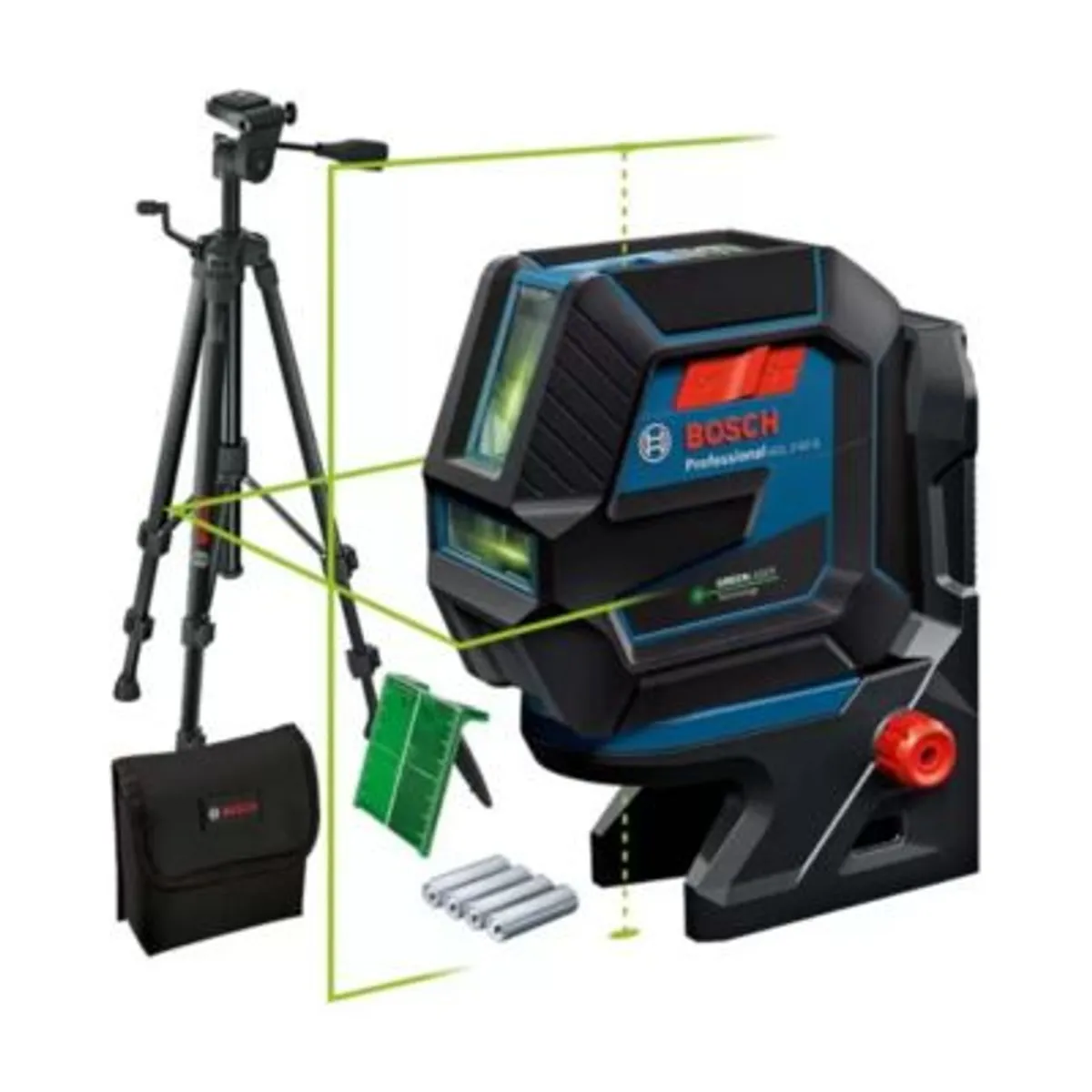 BOSCH - Nivel Láser Combinado GCL 2-50G 50M Línea Verde  Trípode