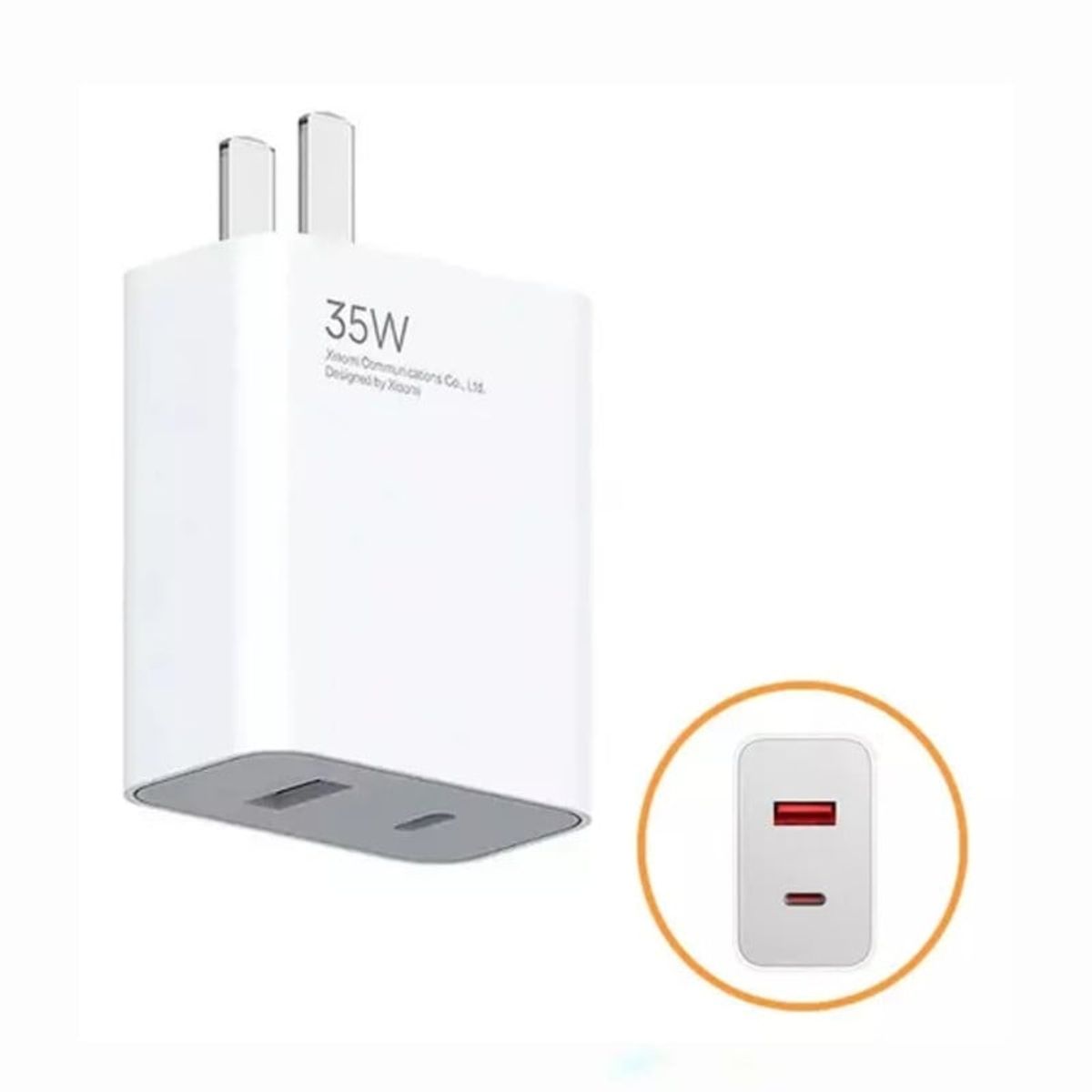 XIAOMI - Xiaomi 35W Dual-Port charger 1C + 1A MDY-14-ET