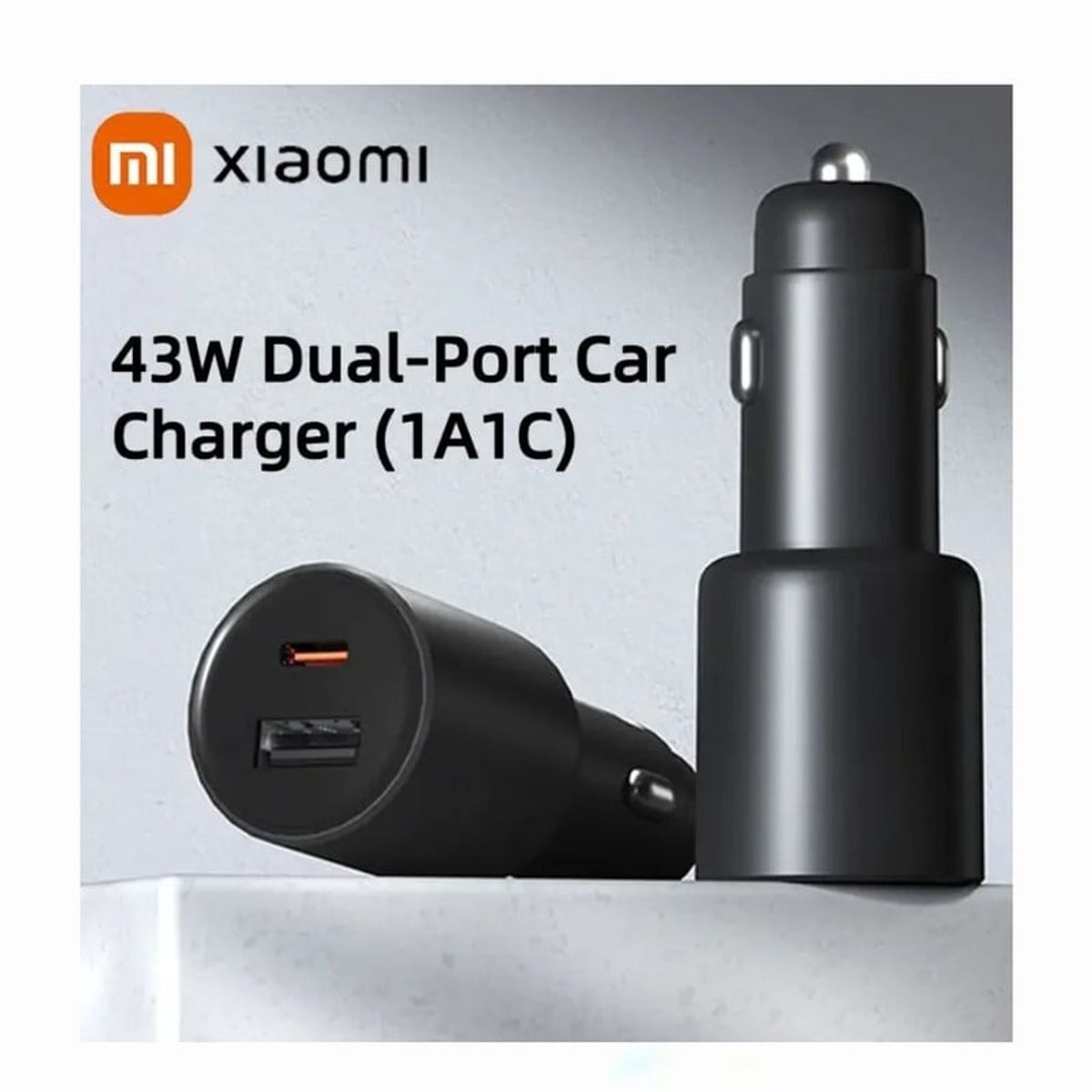 XIAOMI - Cargador de Carro Xiaomi 43W 1A + 1C MDY-16-EQ