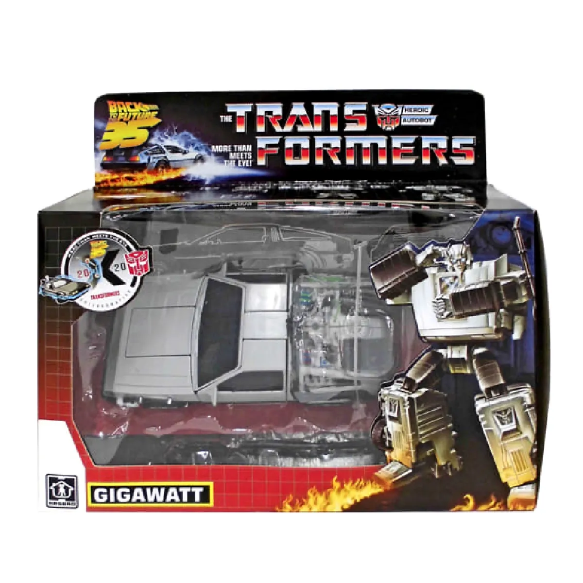 TRANSFORMERS - Delorean Back to the Future x Transformers Gigawatt