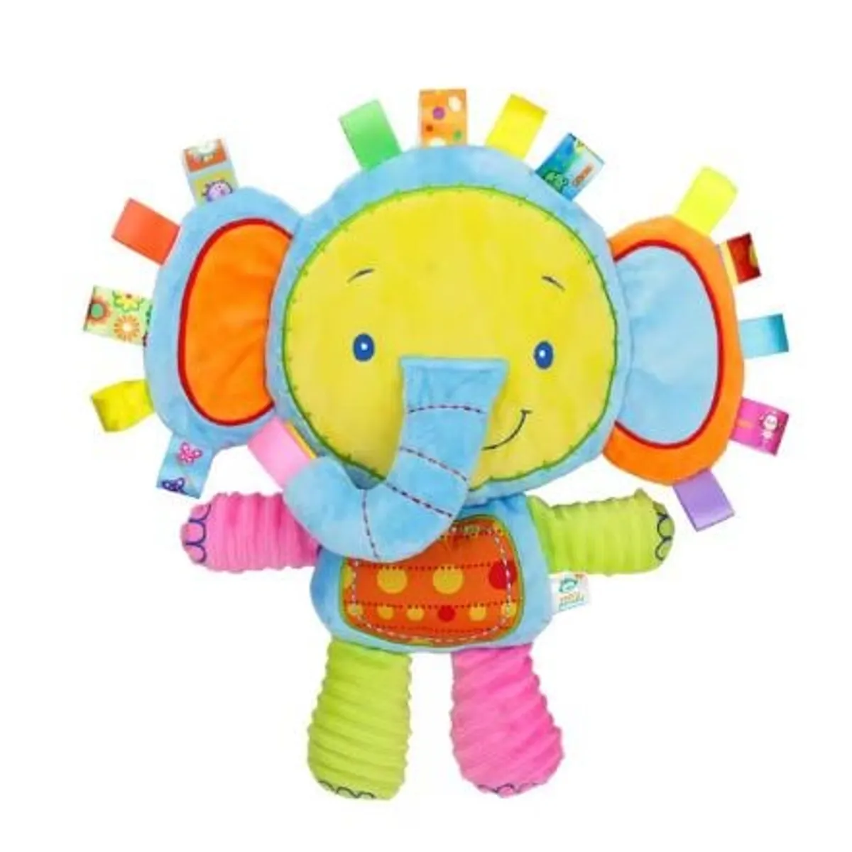 GENERICO - Peluche De Apego Con Texturas Sonajero Elefante Para Bebes