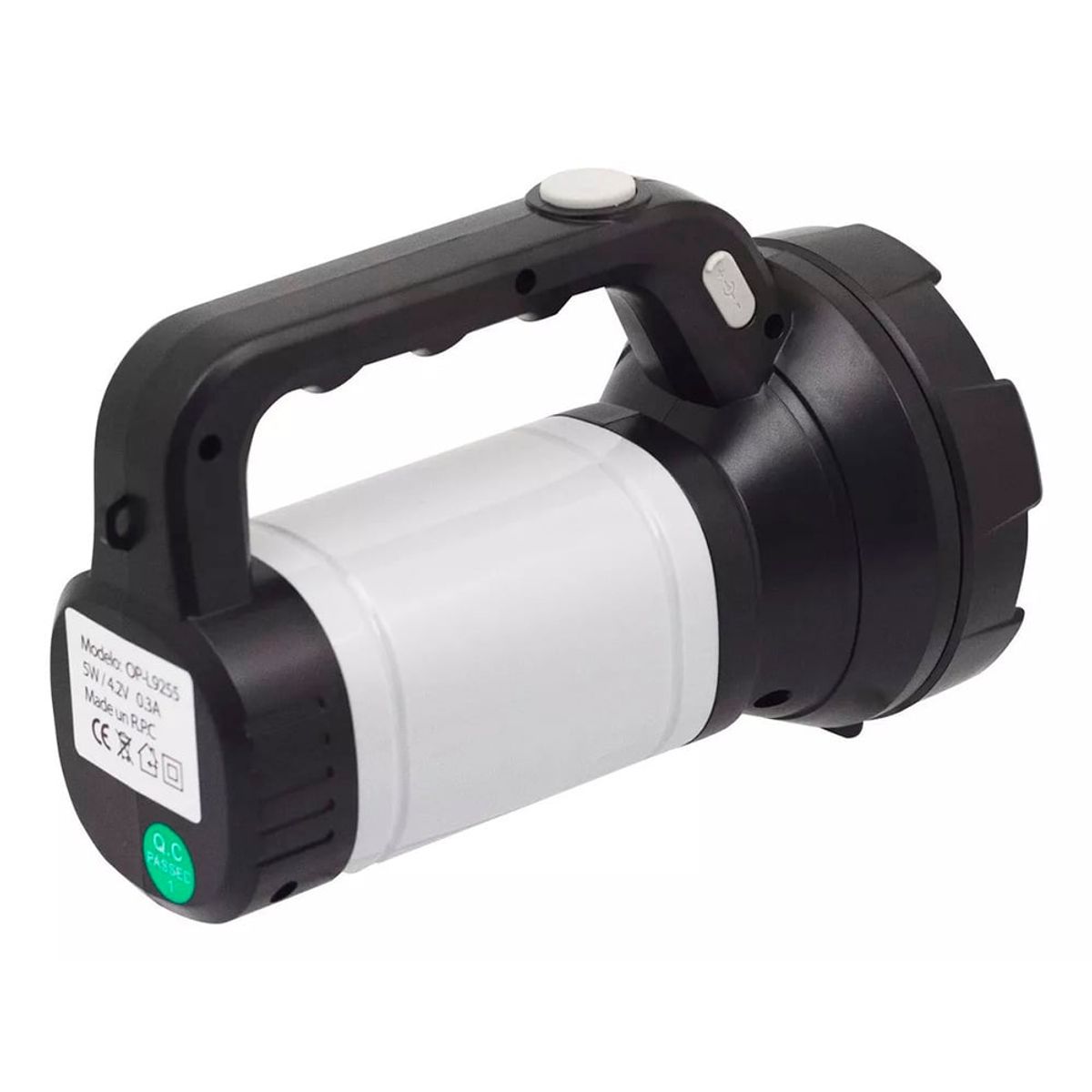 OPALUX - Linterna Portátil Recargable LED 5W OP-L9255 OPALUX