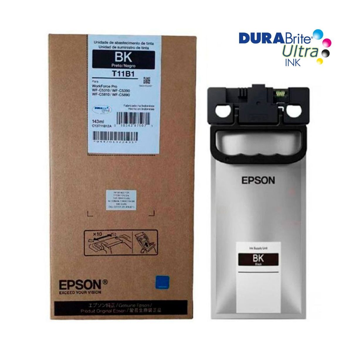 EPSON - Tinta Epson T11B Negro Bolsa XL C5810 C5890