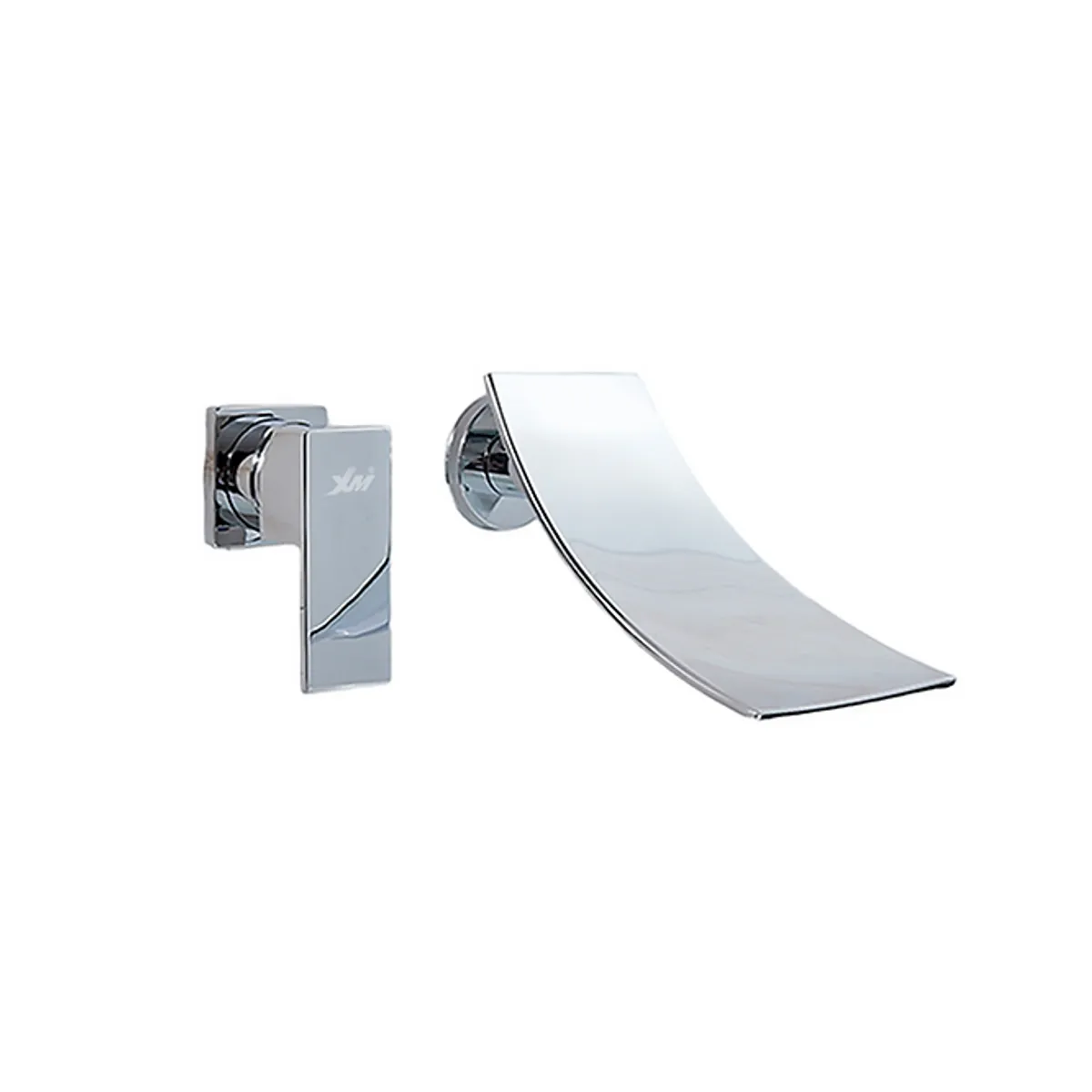 XM - MEZCLADORA DE LAVATORIO PARED CASCADA CROMADO M7000