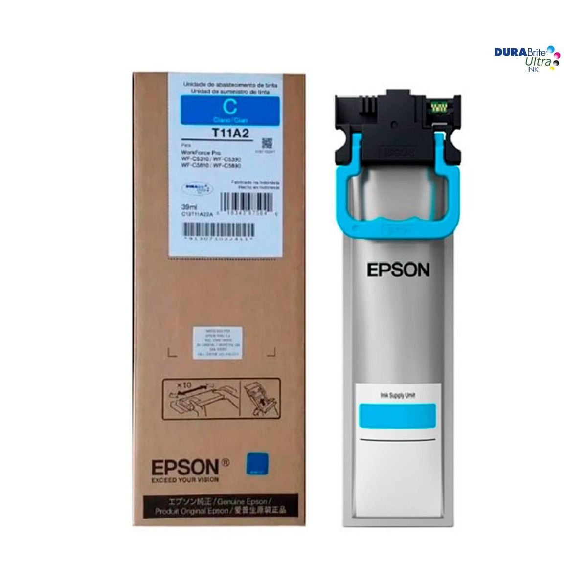 EPSON - Tinta T11A Cian Bolsa WF-Pro C5810 C5890