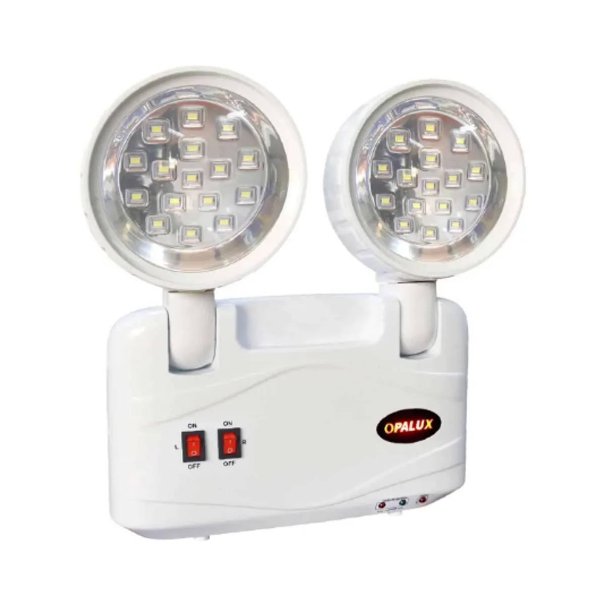 OPALUX - Lámpara de Emergencia 32 LED SMD 9 Horas 9101SMD OPALUX