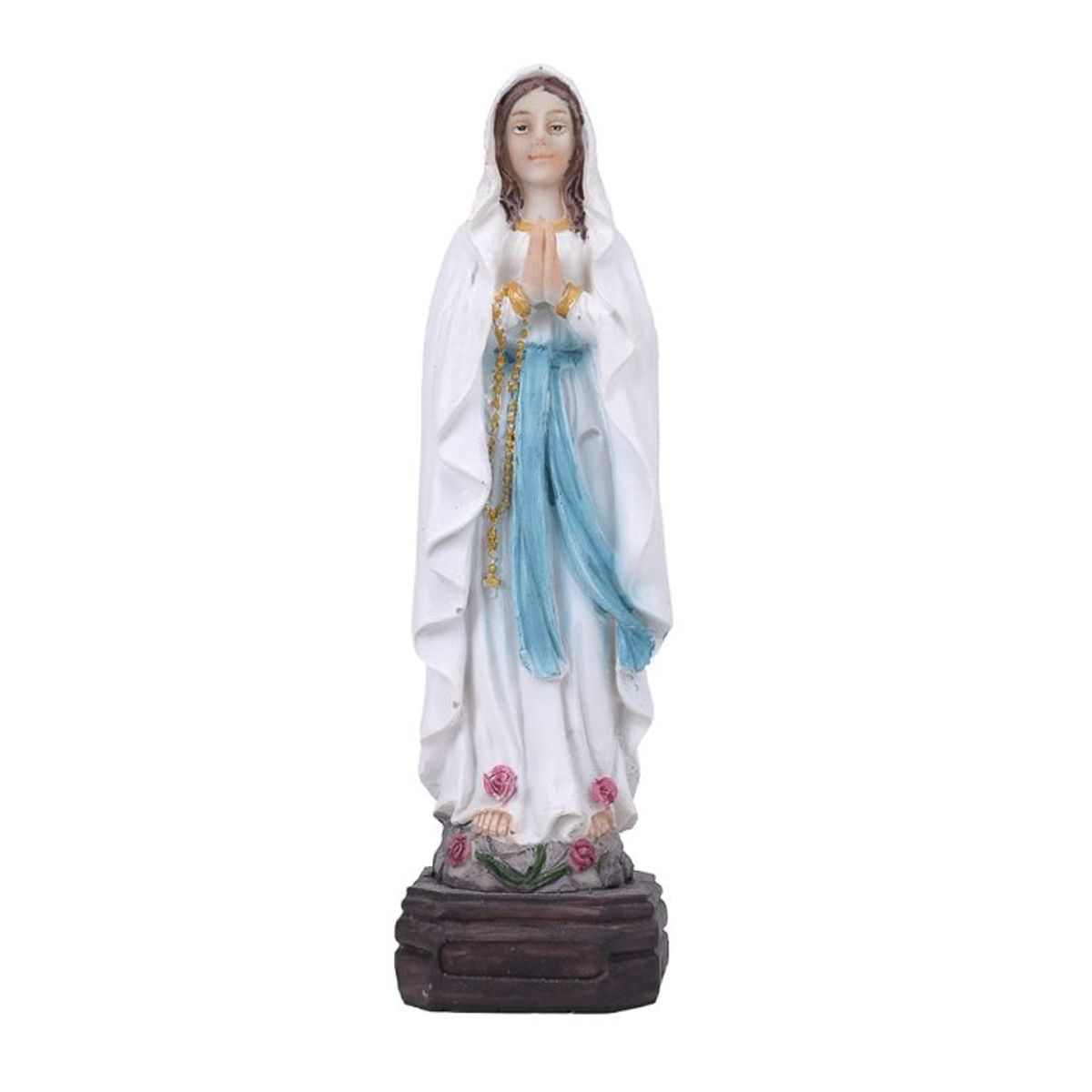 SANTORAL - Virgen de Lourdes 19cm - Poliresina