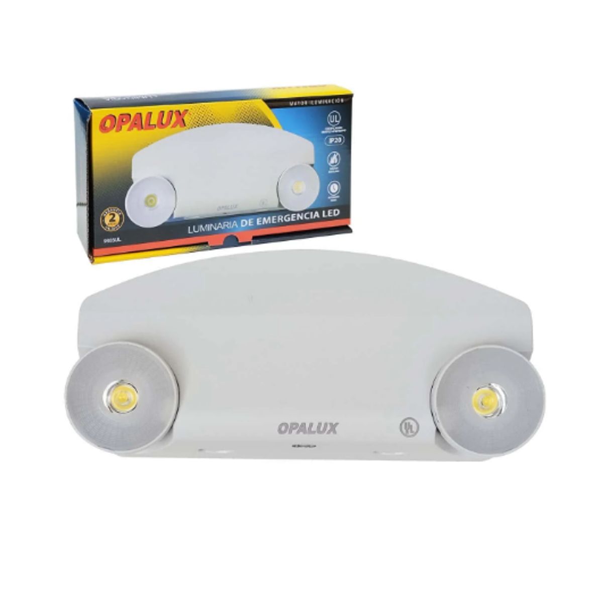 OPALUX - Lámpara de Emergencia LED Certificación UL IP20 9303UL OPALUX