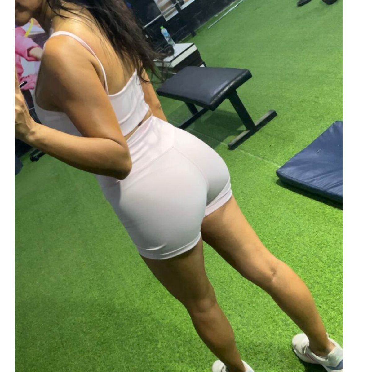 GENERICO - Top y Short deportivo pink baby para mujer