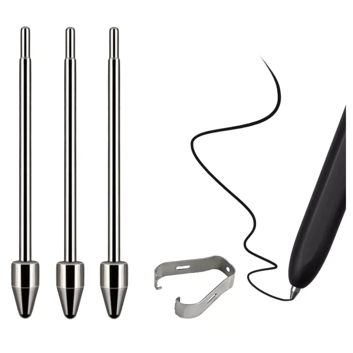 KAILI - Punta De Repuesto Metal Para Samsung S Pen S6 S7 S8 S9 s24 s23 fe