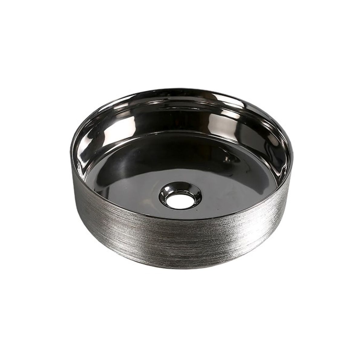 FRATELLI - LAVAMANOS BOWL CIRCULAR PLATEADO 223P