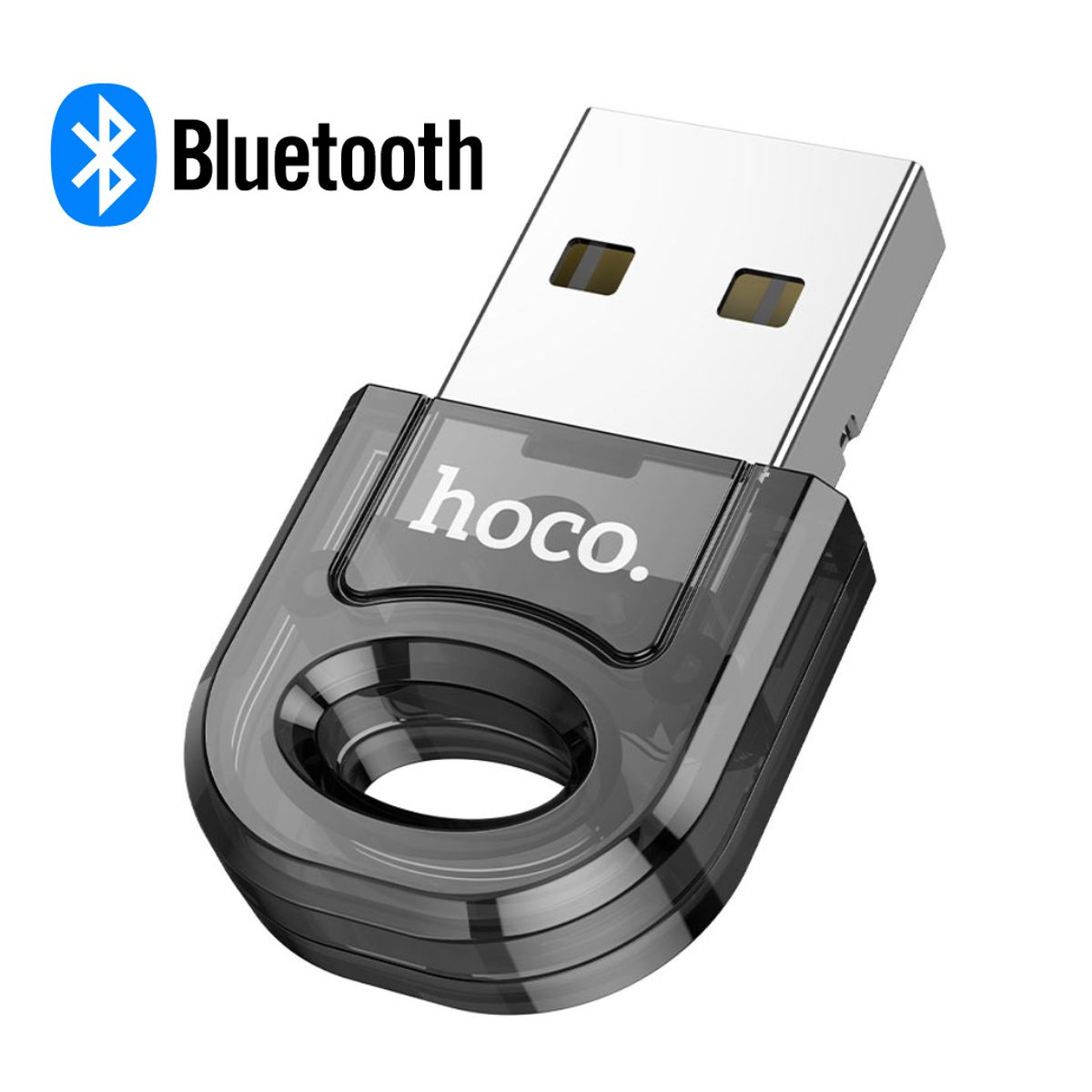 HOCO - Mini Adaptador Bluetooth 5.1 USB Dual Computadora Pc Laptop HOCO UA28