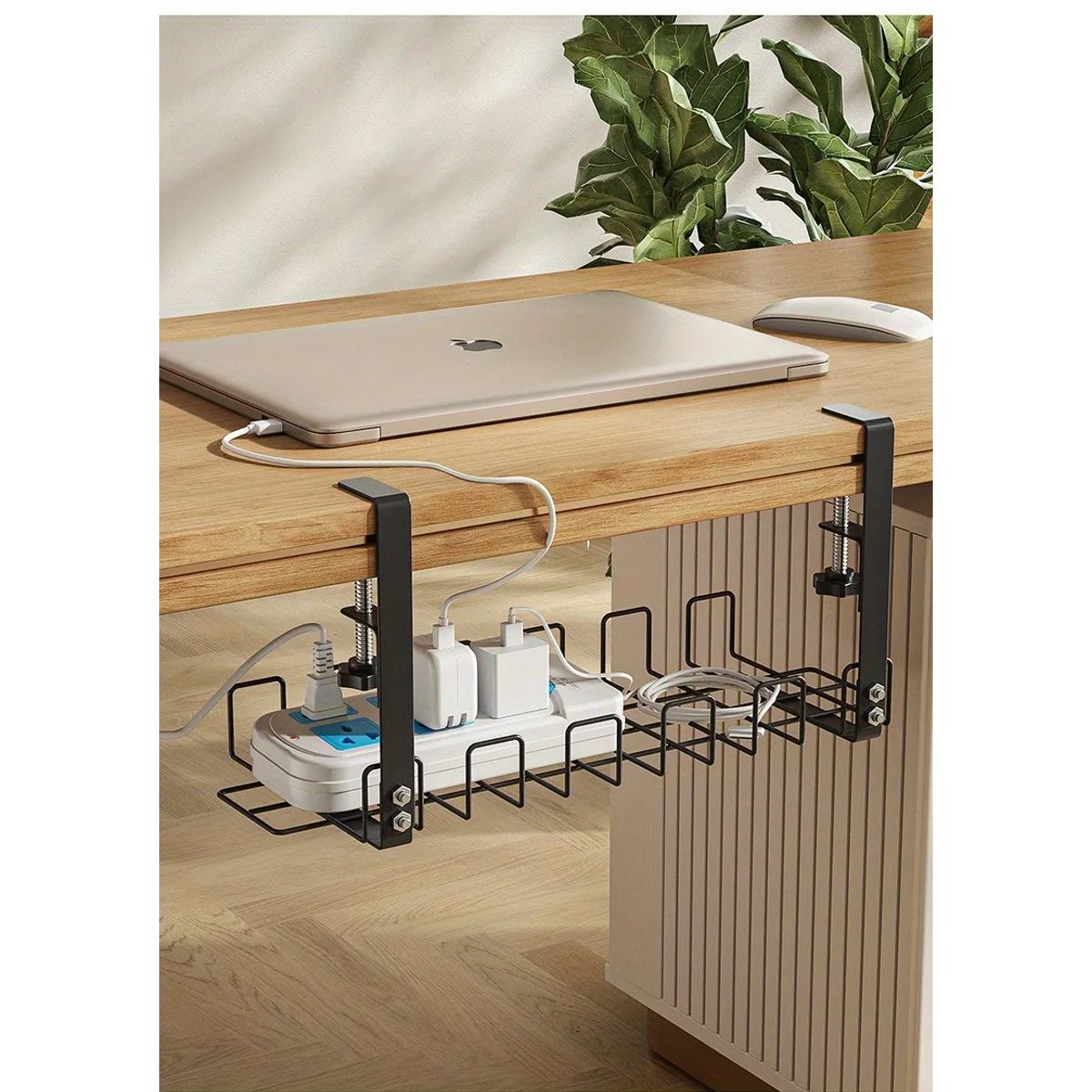 QUALITY IMPORTERS - Bandeja Organizador Cables Escritorio