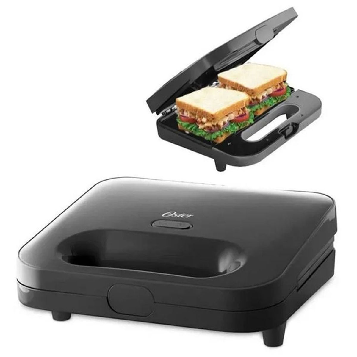 OSTER - Sandwichera Compacta 750W CKSTSM2885 Negro