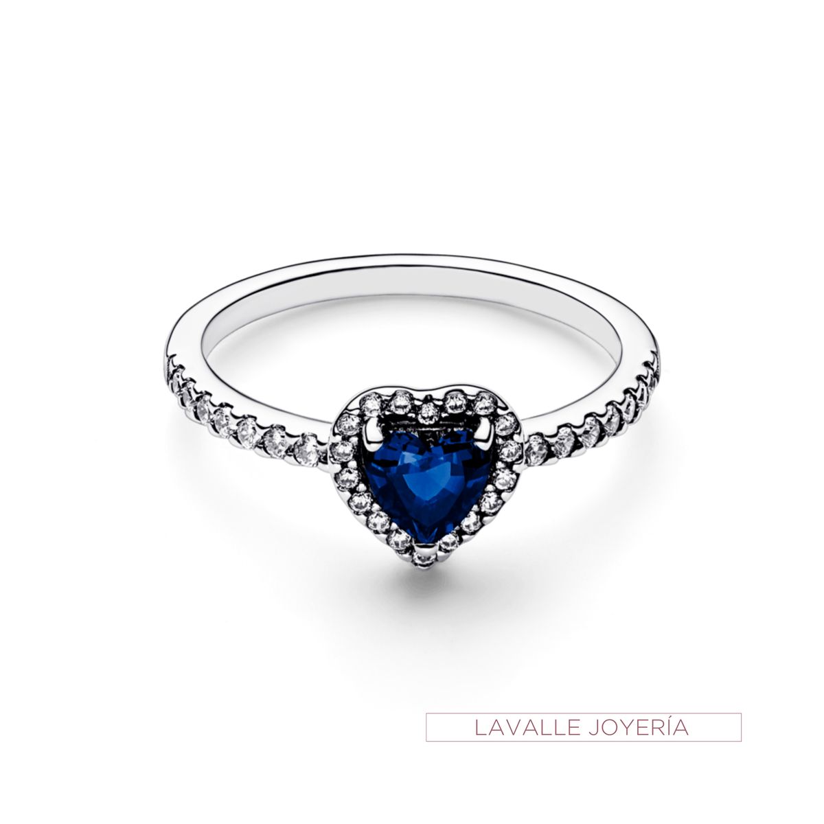 OEM - Anillo de Plata 950 Corazón Lavalle Joyeria
