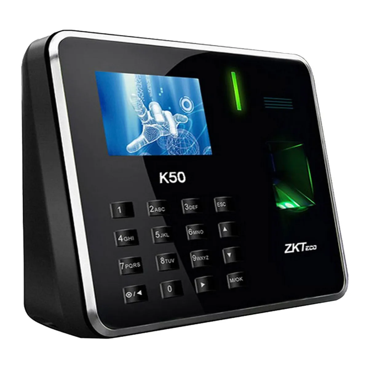 GENERICO - ZKTECO K50 PRO Control Biométrico de acceso asistencia Huella tarjeta Batería