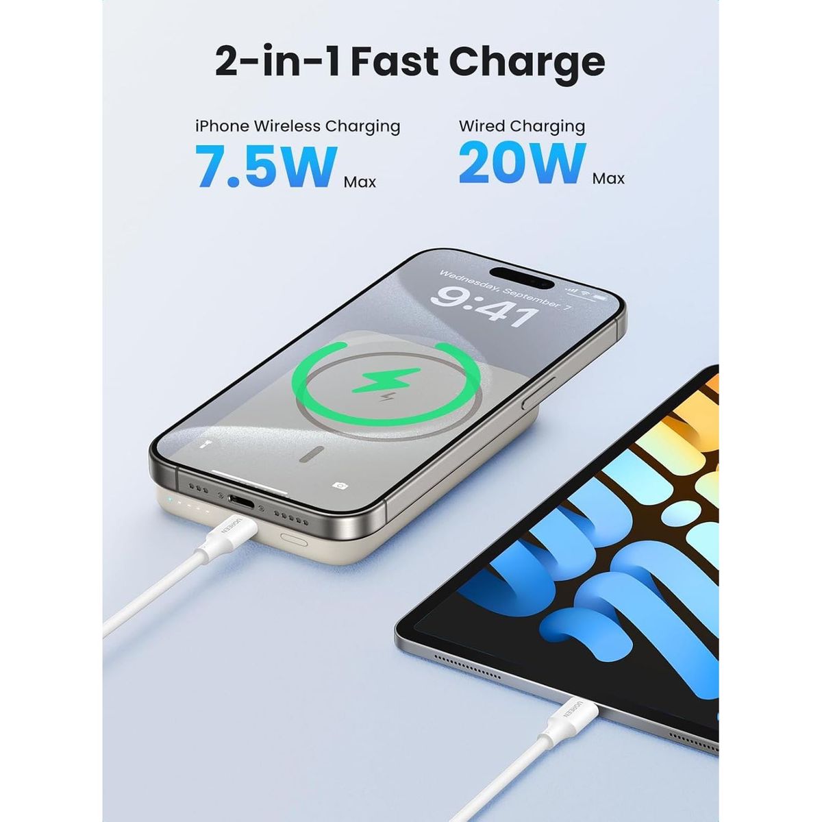 UGREEN - Power Bank Magsafe 10000mAh 20W PD 3.0 Magnético UGREEN PB561 - 25208