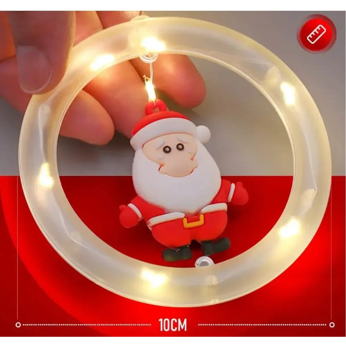 GENERICO - LUCES LED GUIRNALDA NAVIDEÑA - ARBOL Y CIRCULO