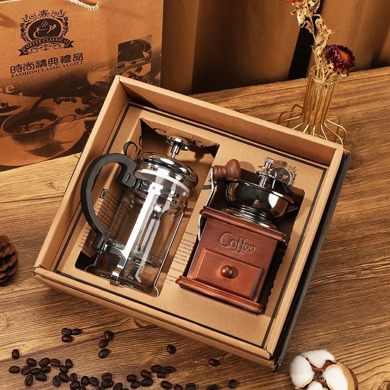 GENERICO - Box cafetero IDEAL para regalos Cafetera 850 ml