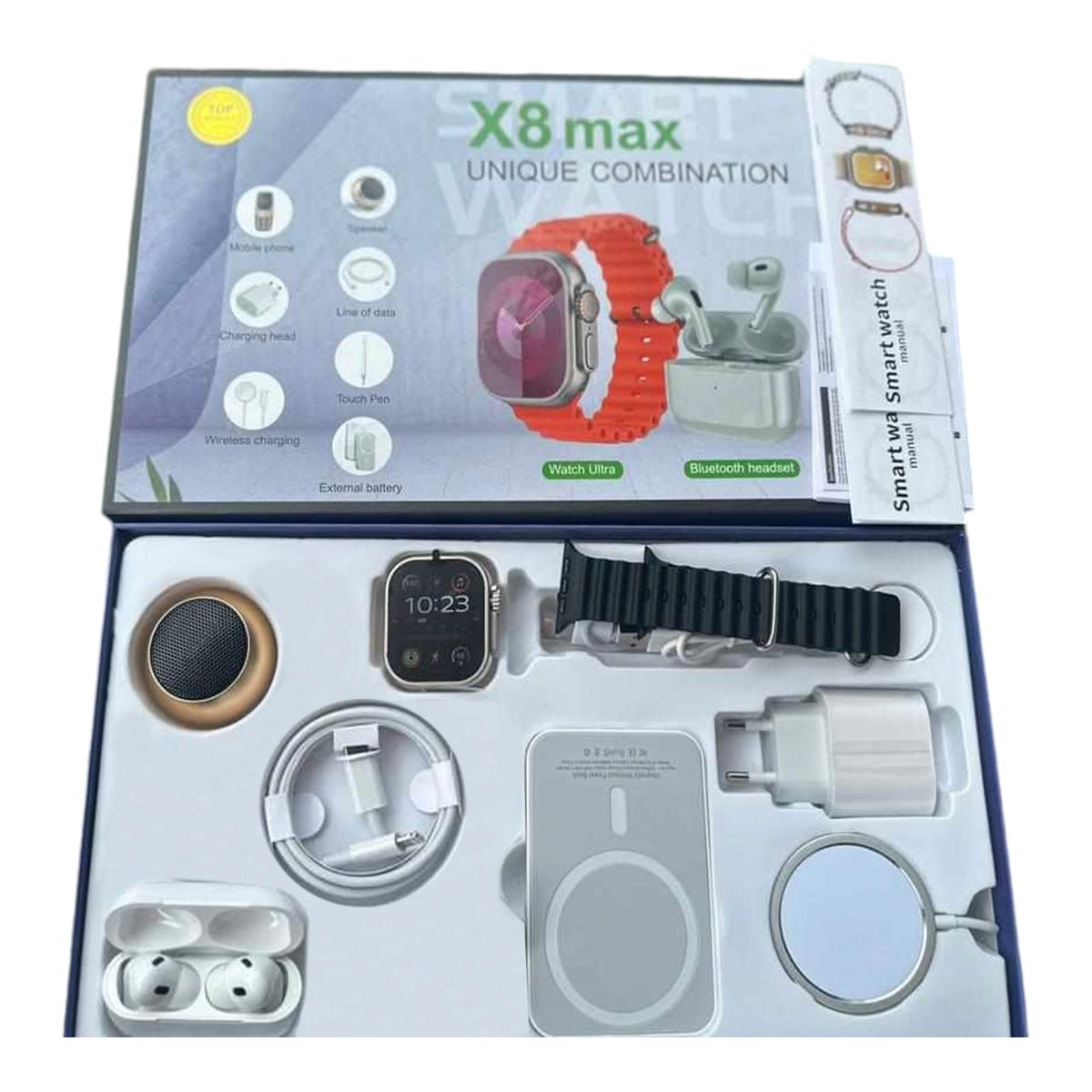 GENERICO - RELOJ SMARTWATCH ULTRA X8 MAX UNIQUE.