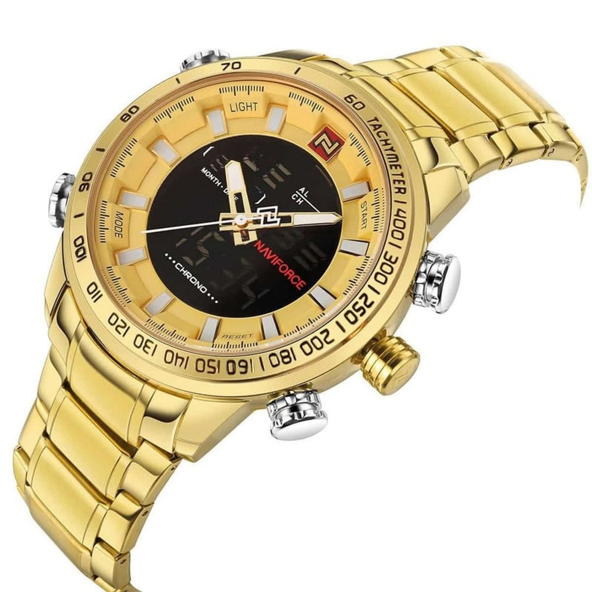 NAVIFORCE - Reloj Naviforce Análogo-Digital NF9093-G para Hombre_.