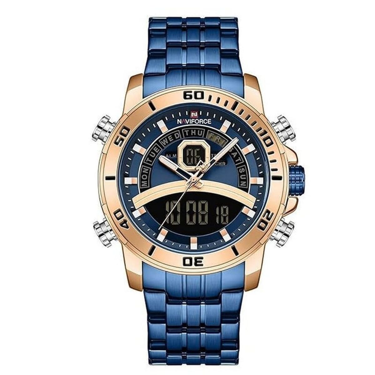 NAVIFORCE - Reloj Naviforce Análogo-Digital NF9181S-RG para Hombre_.