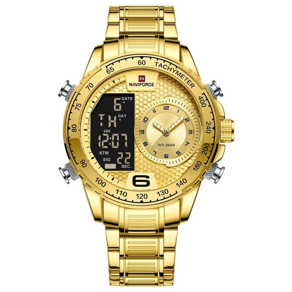 NAVIFORCE - Reloj Naviforce Análogo-Digital NF9199S-G para Hombre_.