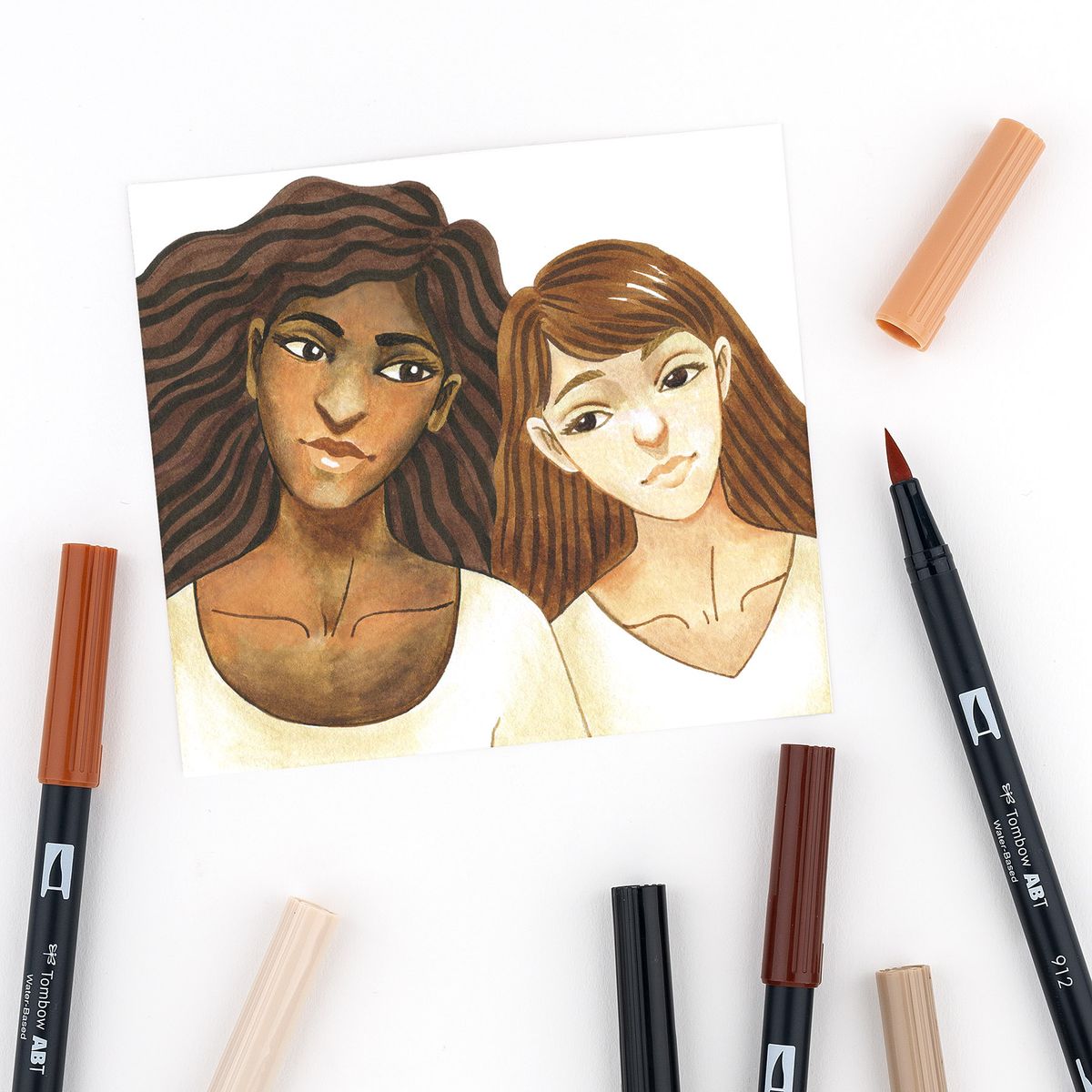 TOMBOW - ABT Dual Brush Pen set 10und Retrato