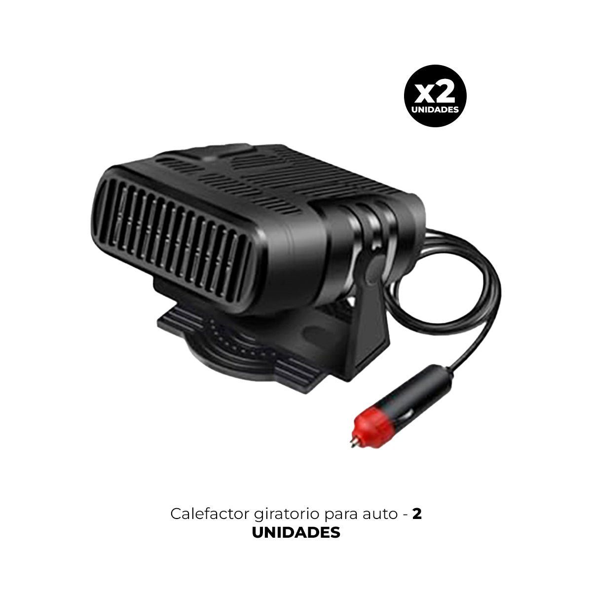 IMPORTADO MC - 2 CALEFACTOR GIRATORIO PARA AUTO