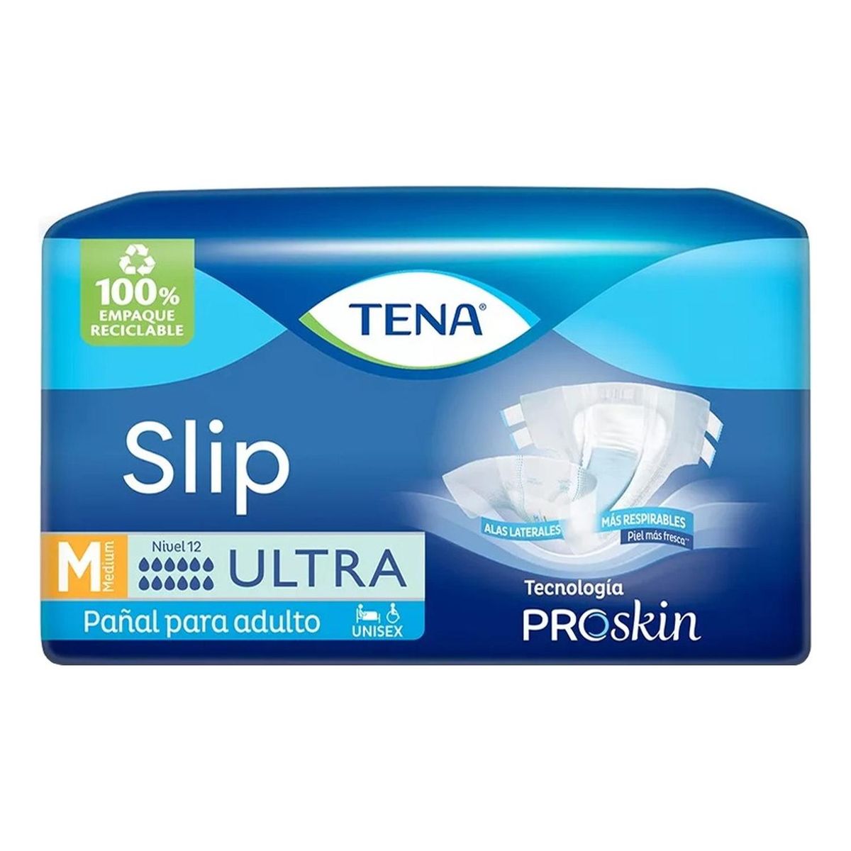 TENA - Pañal para adulto Tena Slip Ultra Talla M Paquete 21 und