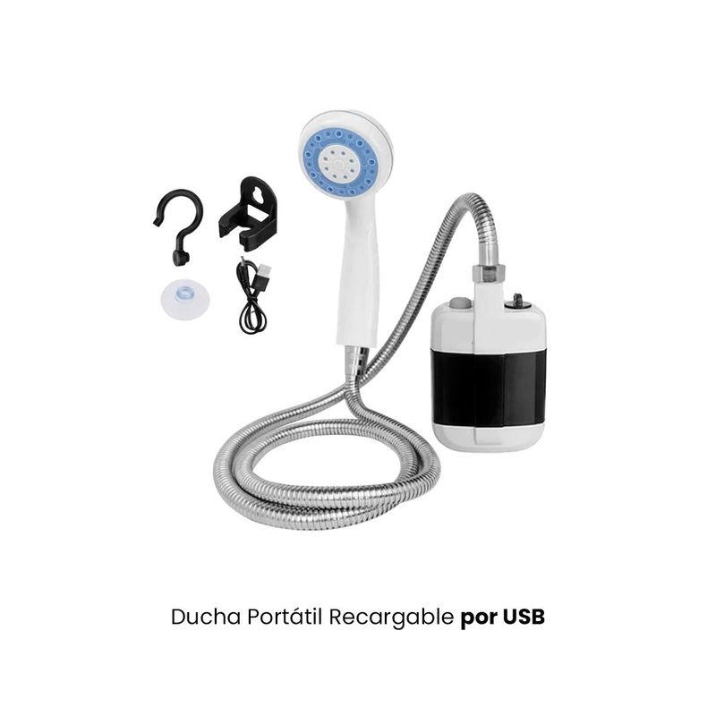 GENERICO - DUCHA PORTATIL - COMODA Y VERSATIL