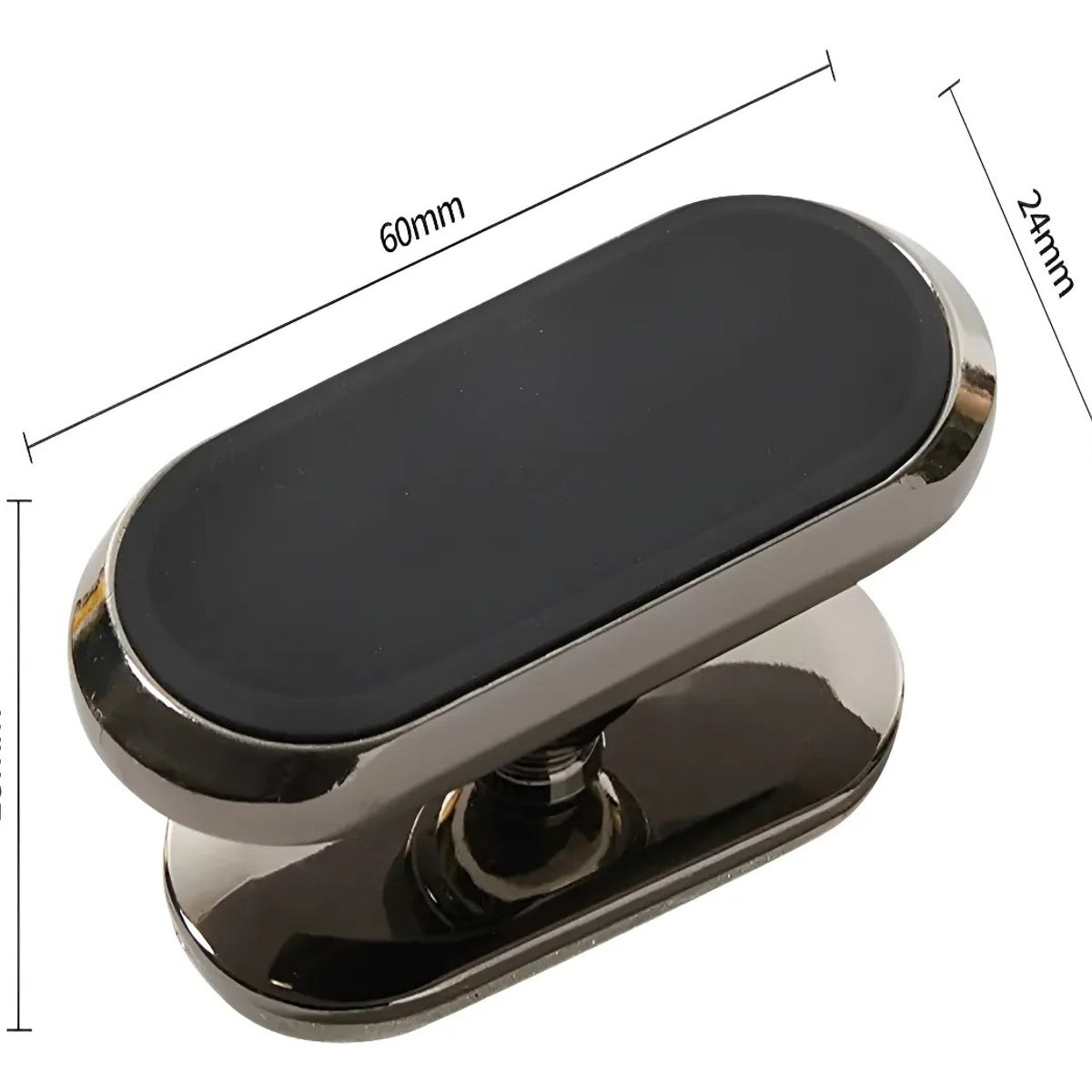 GENERICO - Soporte Universal Metálico Imantado Para Celulares 2 Unid