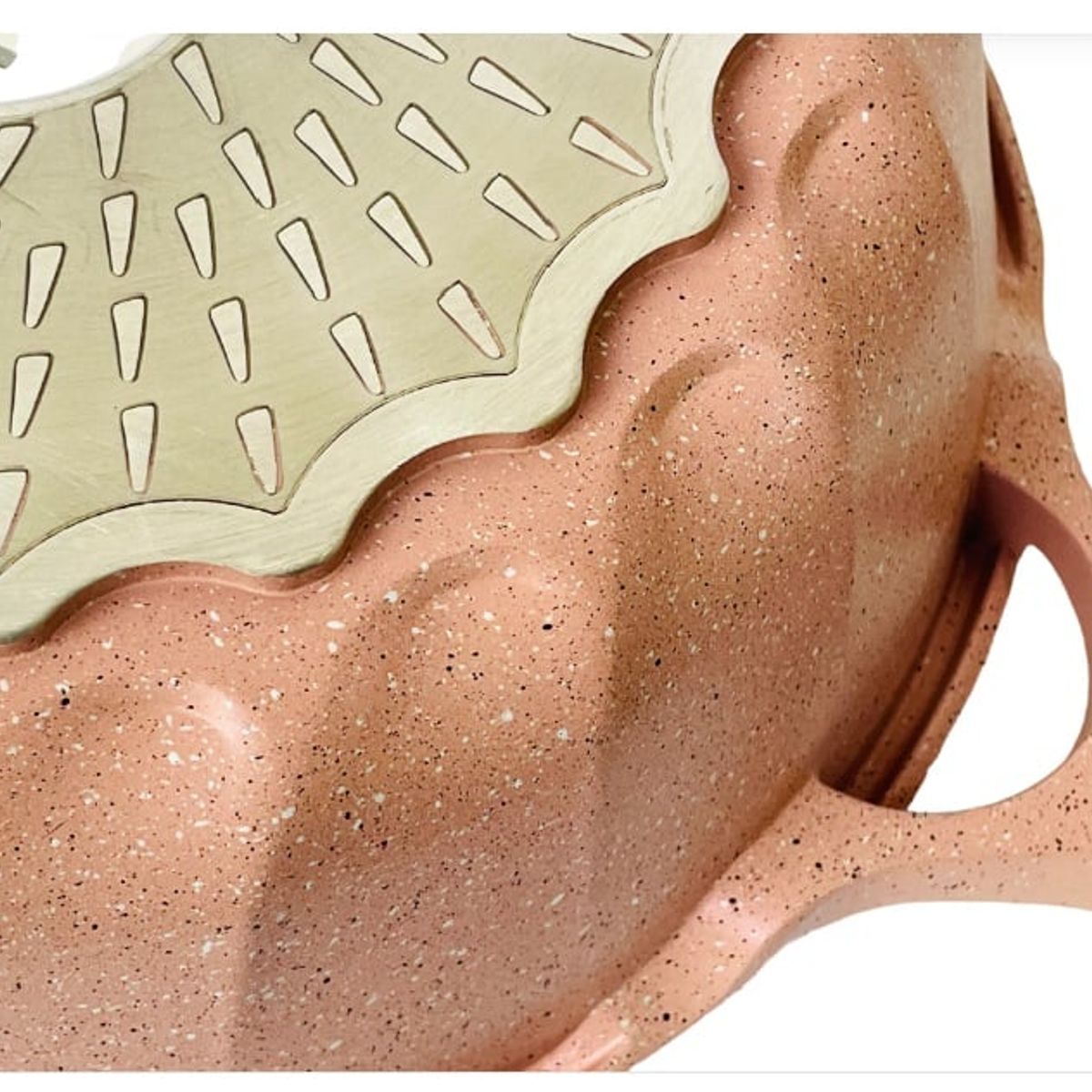 GENERICO - Sarten Hondo Antiadherente Granito Roca Volcánica 24cm