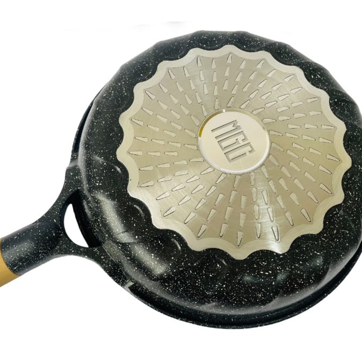 GENERICO - Sarten Antiadherente Granito Roca Volcánica 24cm